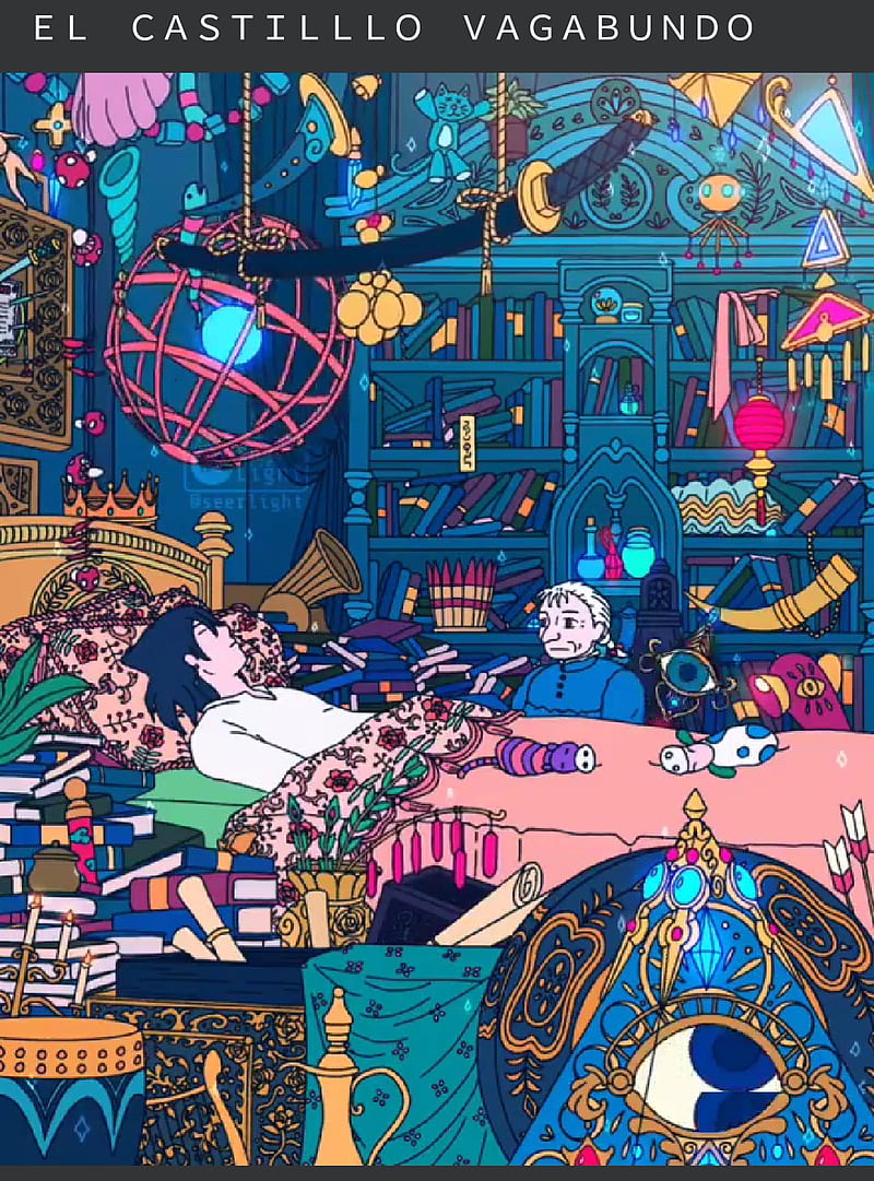 Howl no Ugoku Shiro, anime, el castillo vagabundo, sophie, HD phone wallpaper