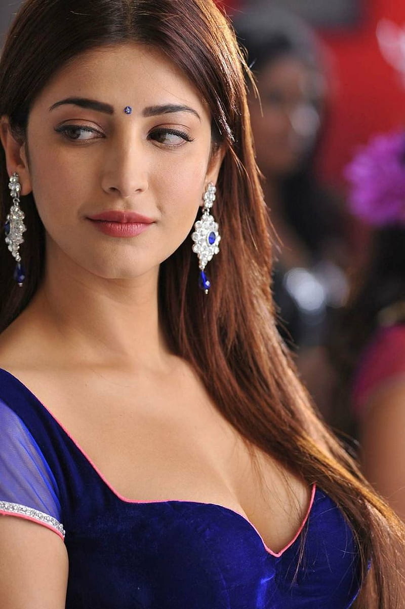Shruthi Hassan, blue dark, tamil actress, HD phone wallpaper