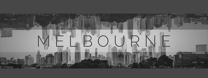Melbourne, city, skyline, victoria, australia black and white, bnw, grey scale, wide, dual screen, HD wallpaper
