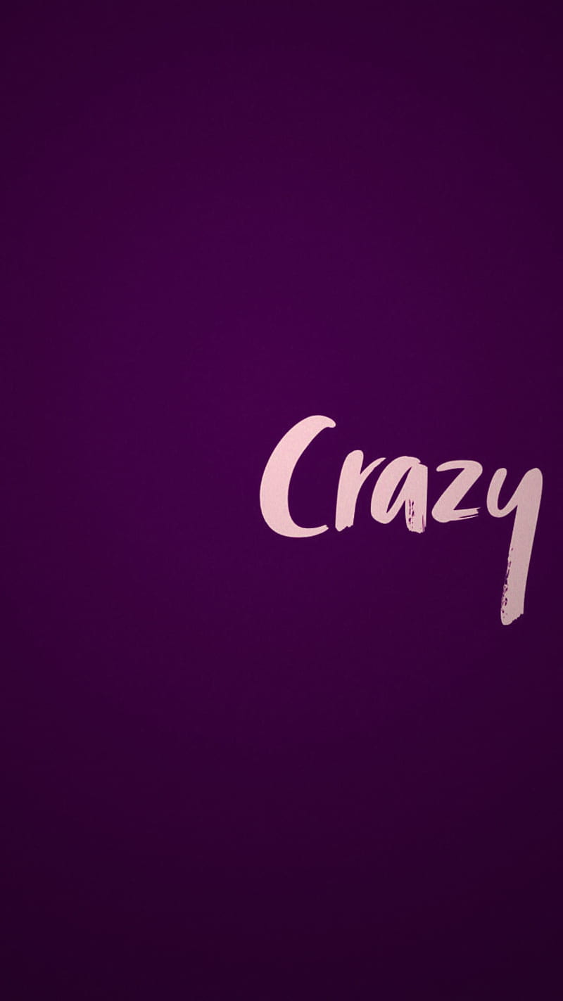 Crazy , purple, simple, HD phone wallpaper