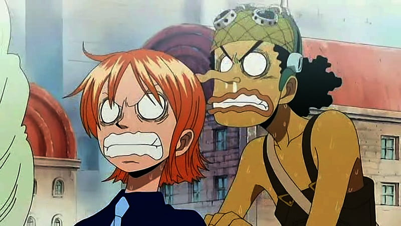 HD-wallpaper-nami-and-usoppe-scared-robi