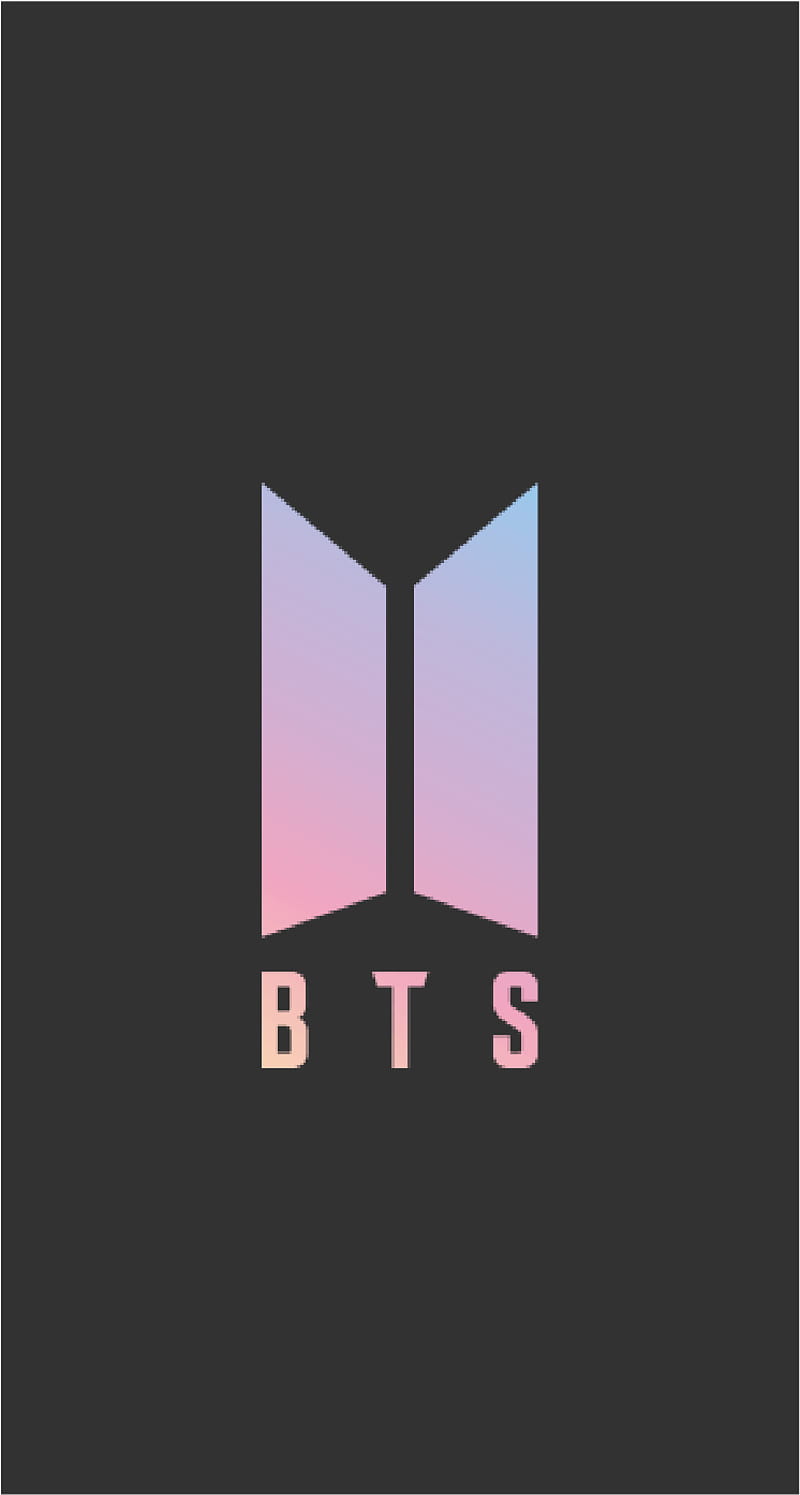 BTS Logo, music, musical, mobile, band, HD phone wallpaper