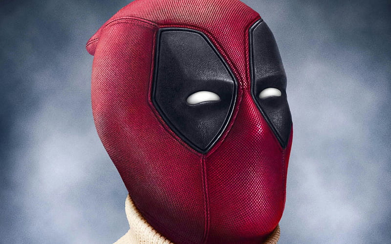 Deadpool 2, mask, 2018 movie, close-up, superheroes, Deadpool, HD wallpaper