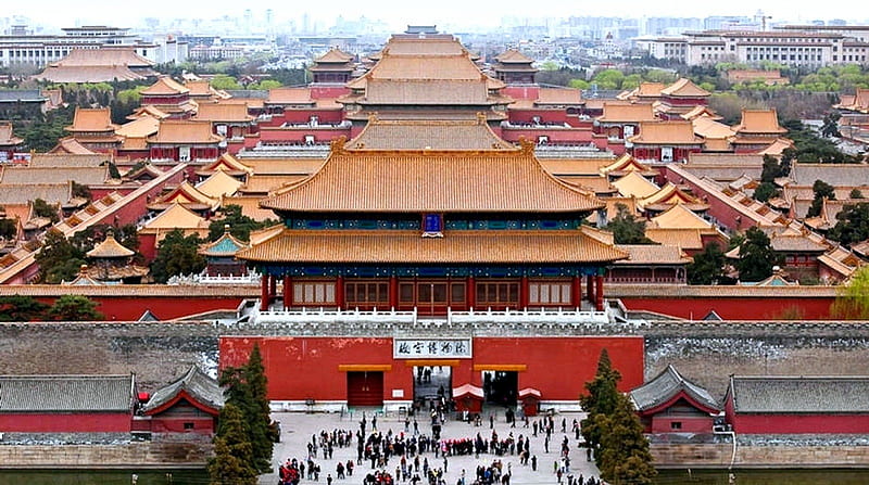 Forbidden City in Beijing, Palace, Forbidden City, Emperor, Bijiing, HD wallpaper