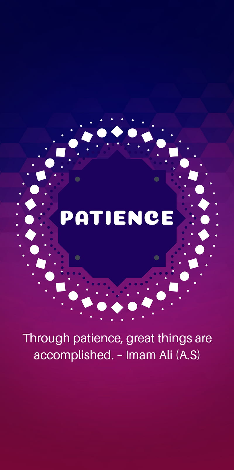 Patience , islamic, spiritual, art, religious, sayings, quotes, effects, best, cardinals, HD phone wallpaper