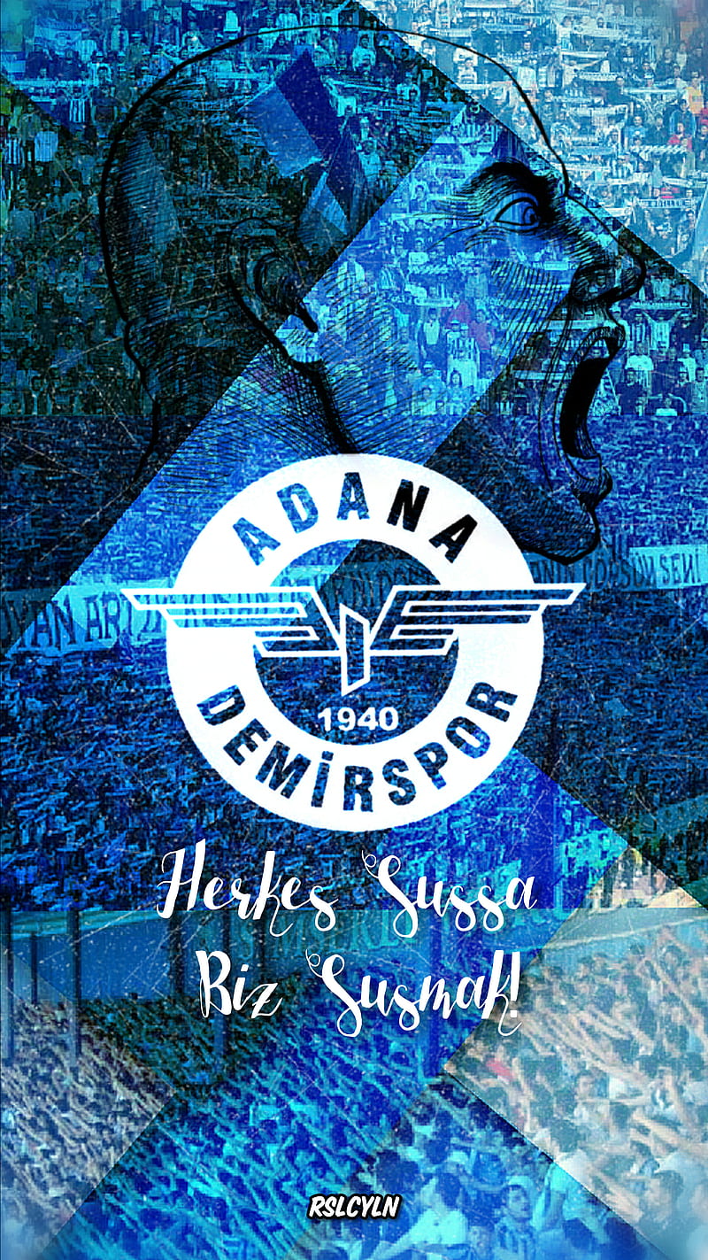 Adana Demirspor, adana demir, adanademirspor, herkessussabizsusmak, mavi lacivert, sifir bir, sifirbir, HD phone wallpaper