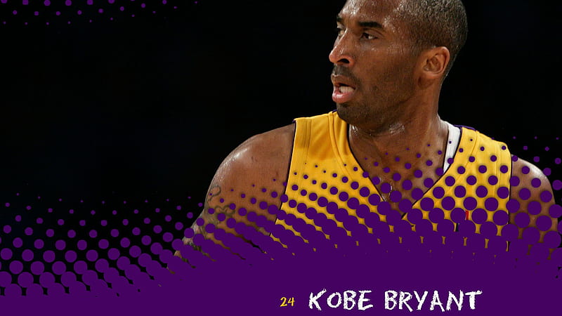 Kobe Bryant In Black Background Lakers, HD wallpaper Kobe Bryant In Black Background Lakers, HD wallpaper