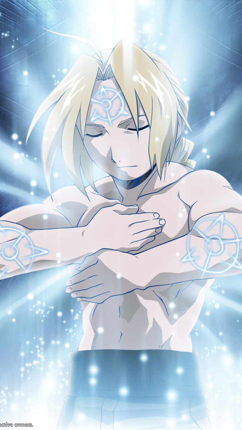 FullMetal Alchemist, adorai gate, anime, edward elric, elements, fun, magic, HD phone wallpaper