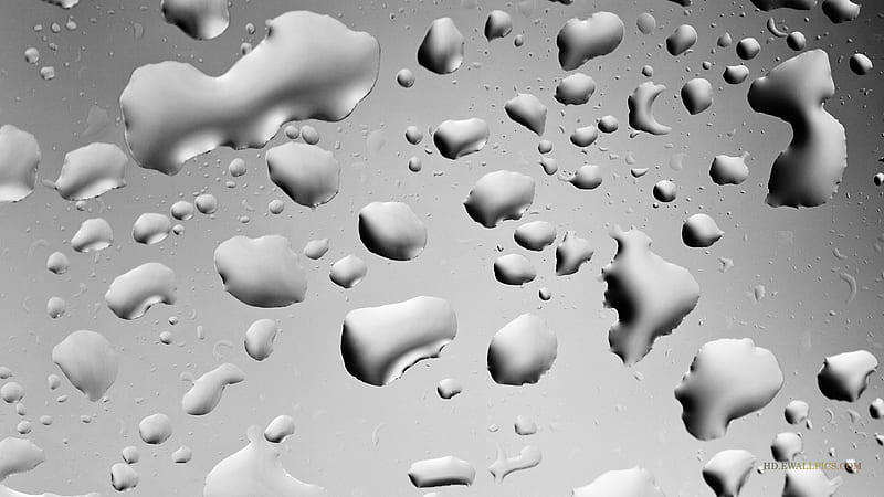 Water drops, Abstract, graphy, 3D, HD wallpaper