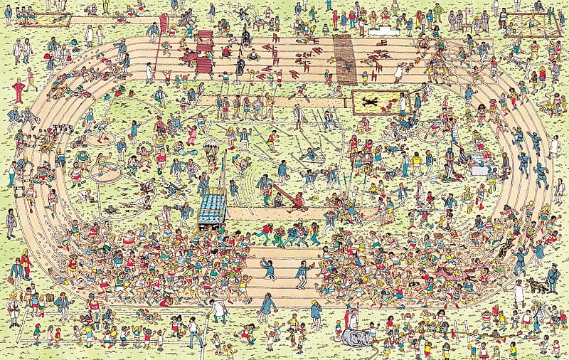 Cartoon, Game, Waldo, Where's Waldo?, HD wallpaper
