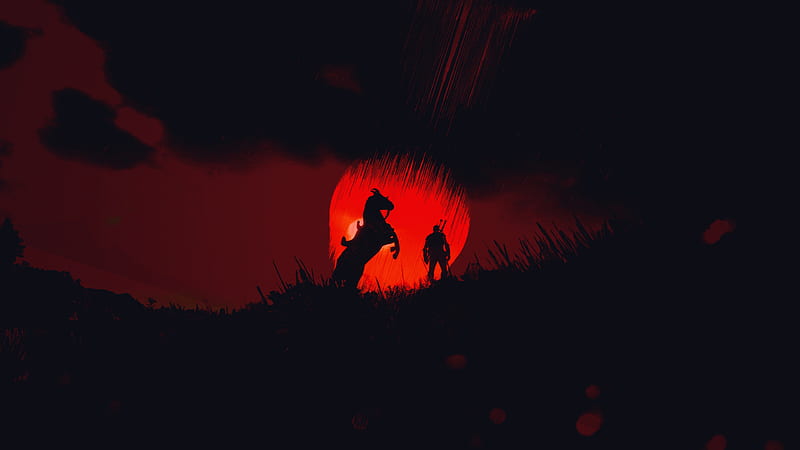 The Witcher 3 Wild Hunt Minimalist, HD wallpaper