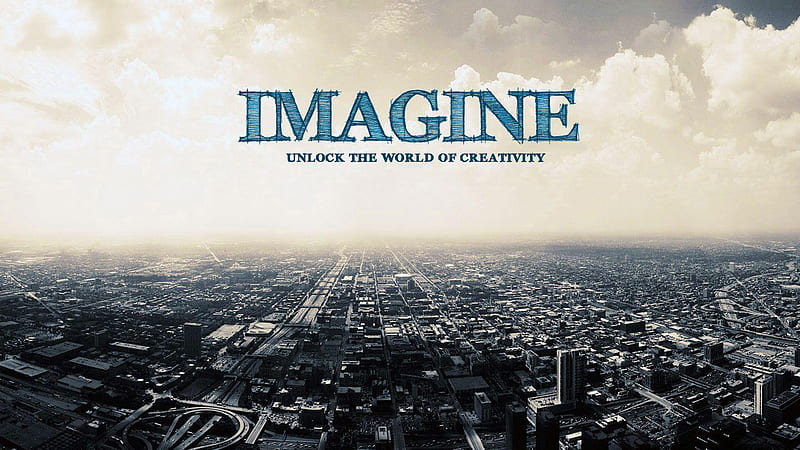 Imagine Unlock The World Of Creativity Motivational, HD wallpaper