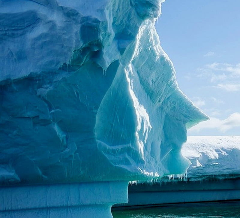 Antarctica - eternal ice, l, u, e, ice, b, HD wallpaper