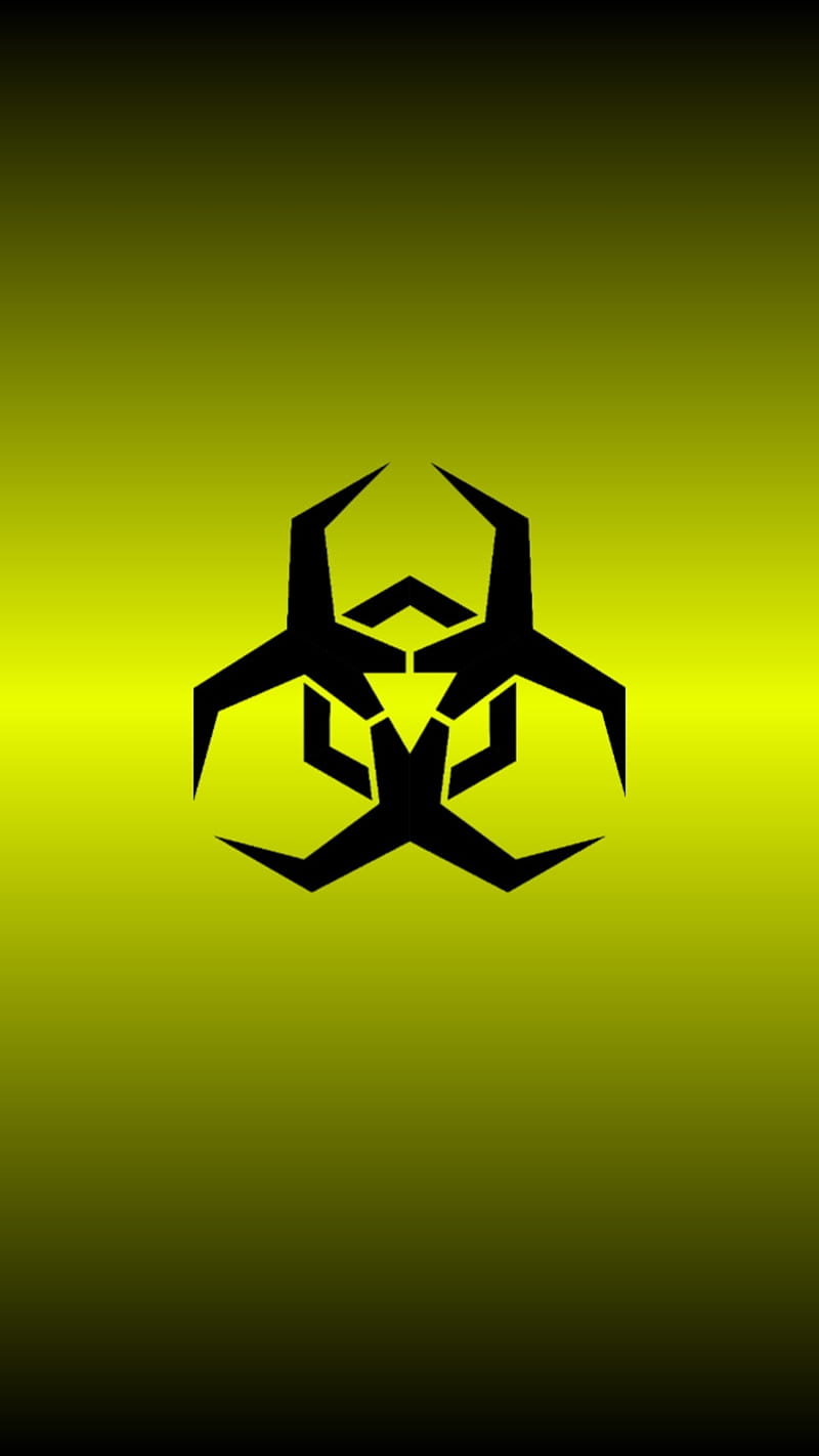 Biohazard Yellow, HD phone wallpaper