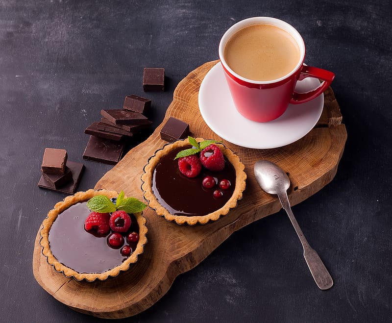 Food Dessert Chocolate Raspberry Coffee Still Life Cup Pastry HD Wallpaper Peakpx