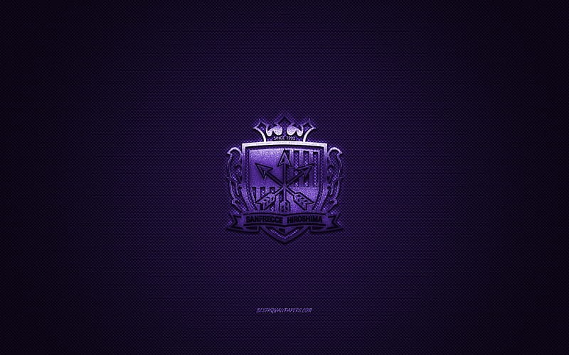 Sanfrecce Hiroshima, Japanese football club, J1 League, violet logo ...