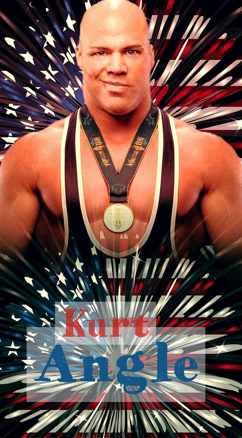 Kurt Angle, Aew, Wcw, Wwe, Olympics, HD phone wallpaper