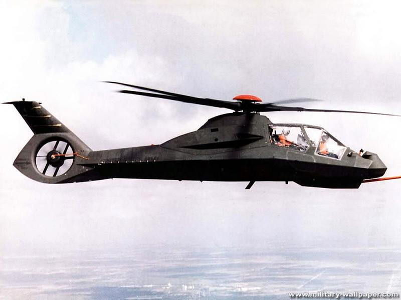 Rah 66 Comanche Helicopter, black, copter, HD wallpaper