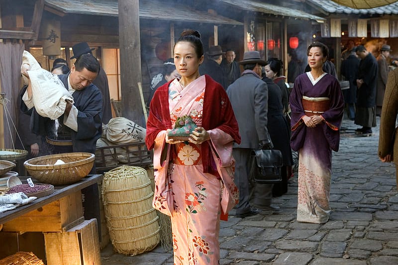 Movie, Memoirs Of A Geisha, Zhang Ziyi, Michelle Yeoh, HD wallpaper