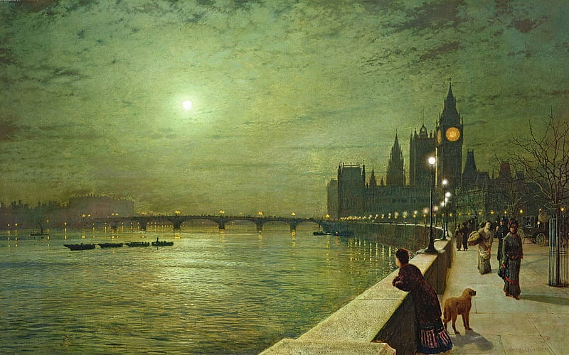 british artist, john atkinson, 1880, HD wallpaper