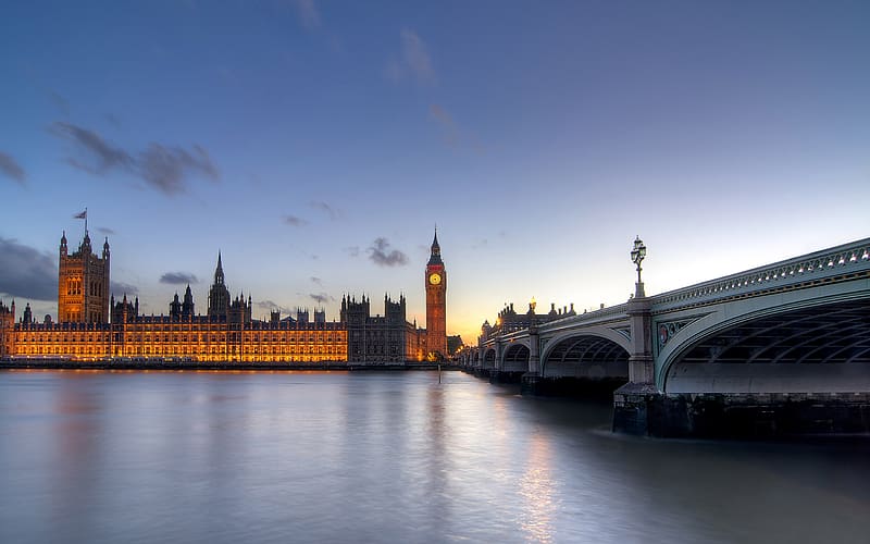 House of Parliament Thames London UK 2023 Bing, HD wallpaper