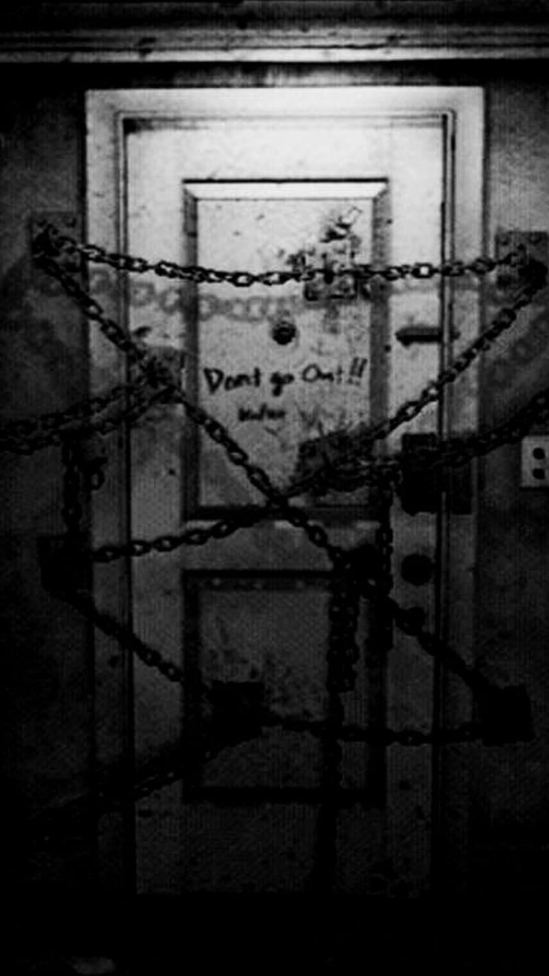 Silent Door, cadenas, dead, games, haunted, house, konami, prison, puerta, silent hill, HD phone wallpaper