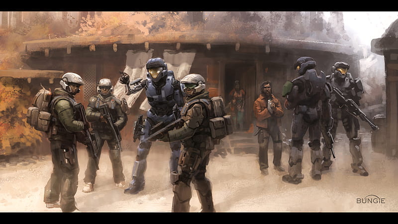 Halo Soldier Spartan Games, HD wallpaper