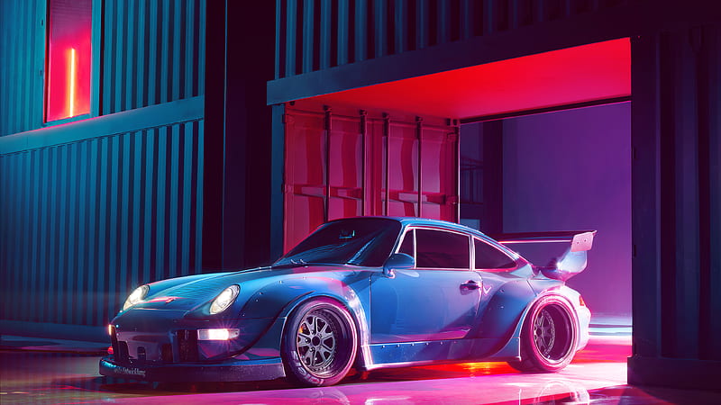 Porsche Rwb Concept , porsche, carros, behance, HD wallpaper