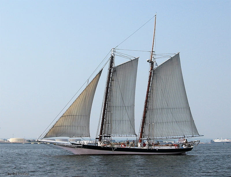 The Pungy Schooner Lady Maryland, Baltimore Maryland, Replica Vessel, Lady Maryland, Schooner, Chesapeake Bay, HD wallpaper