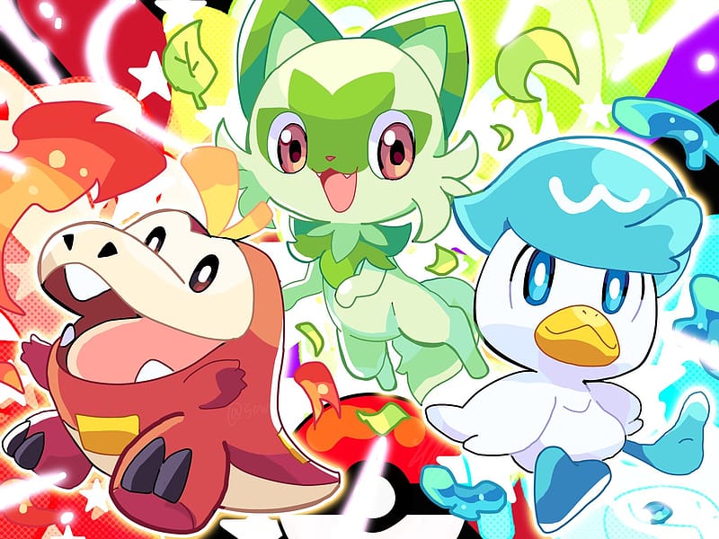 cute pokemon starters wallpaper