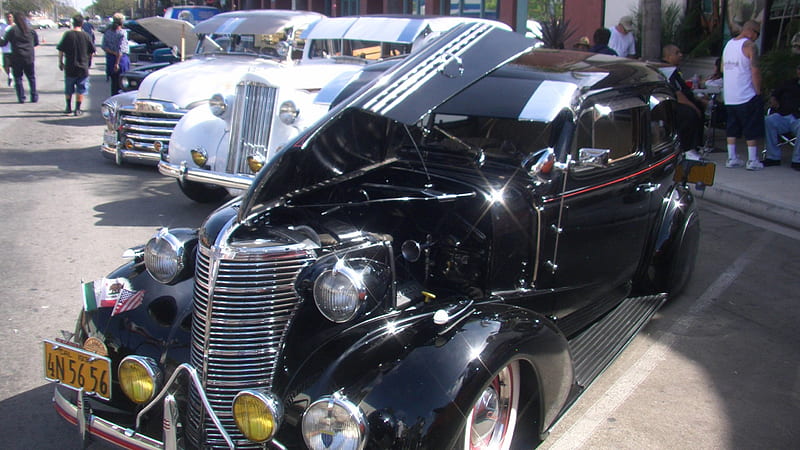 Oxnard Car Show, Classic, Black, California, Automobile, Show, Oxnard, HD wallpaper