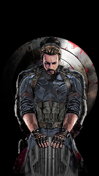 Captain America, avengers, infinity, marvel war, HD phone wallpaper