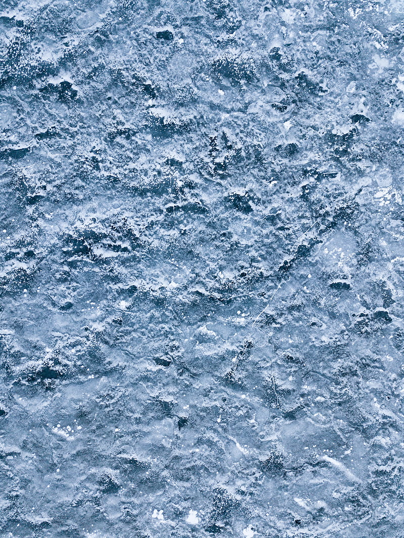 ice, cranny, snow, frozen, surface, HD phone wallpaper