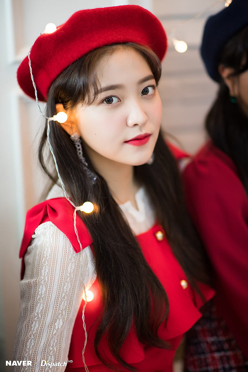 Yeri (terciopelo rojo), asiático, k-pop, mujeres, gorra roja, vestido rojo,  Fondo de pantalla móvil HD | Peakpx
