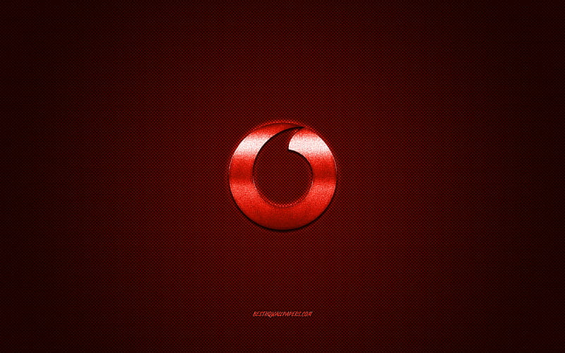 Vodafone logo, red shiny logo, Vodafone metal emblem, for Vodafone  smartphones, HD wallpaper | Peakpx
