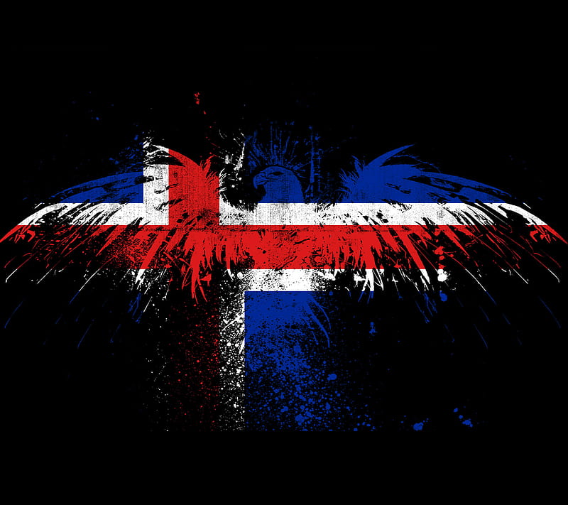 Iceland, flag, HD wallpaper