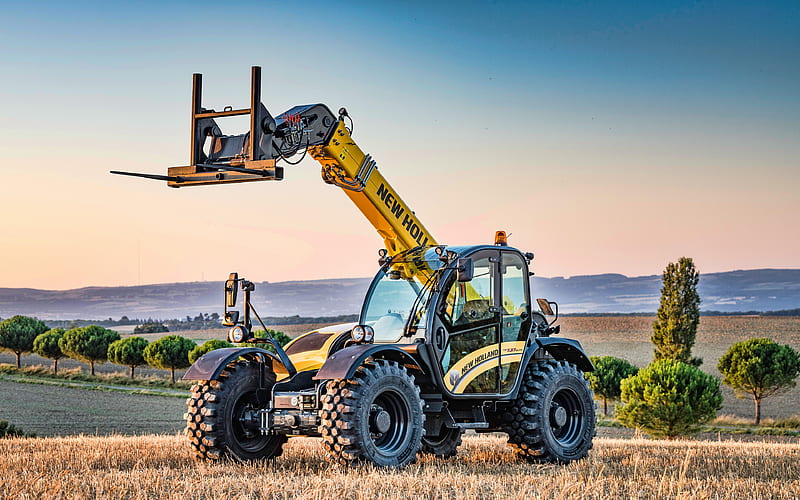 New Holland TH737 Elite telescopic handlers, 2020 tractors, special machinery, R, New Holland, HD wallpaper