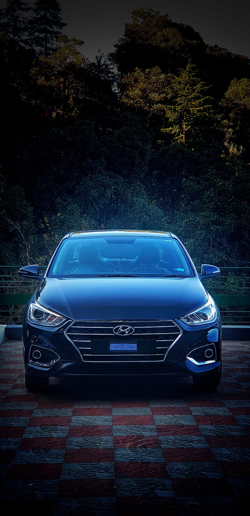 Hyundai Verna, black, car, HD phone wallpaper | Peakpx