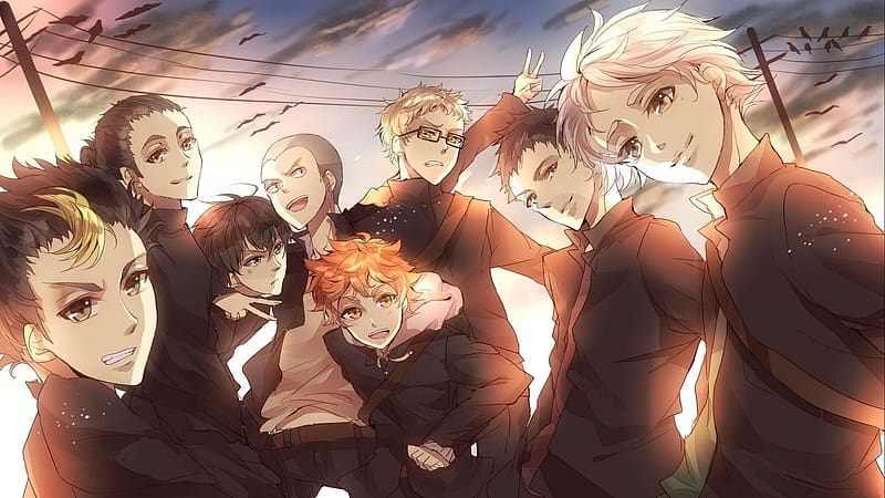 Haikyuu Season 2 - Daichi Sawamura, Asahi Azumane, Hinata Shoyo, Kageyama  Tobio, Nishinoya Yu, Tanaka Ryunosuke, Karasuno