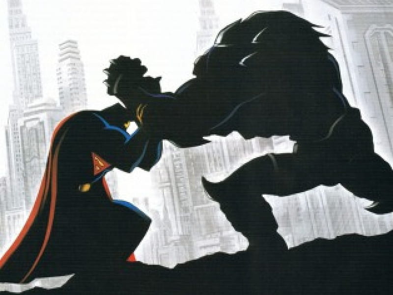 Superman Vs. Doomsday, DC Comics, Comics, Superheroes, Superman, Villains, Doomsday, HD wallpaper