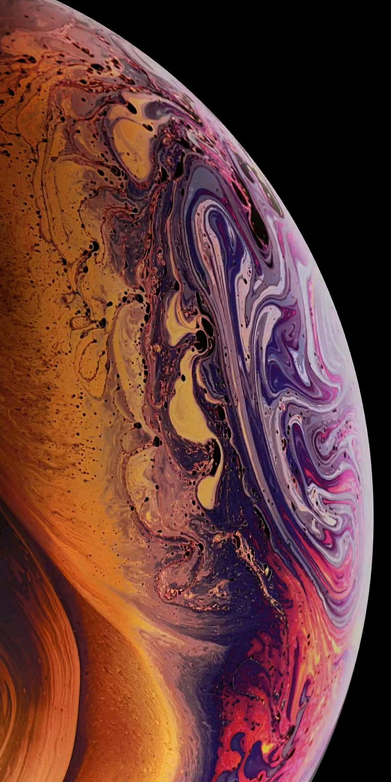 iPhone XS, world, earth, cosmos, quake, flash, HD phone wallpaper