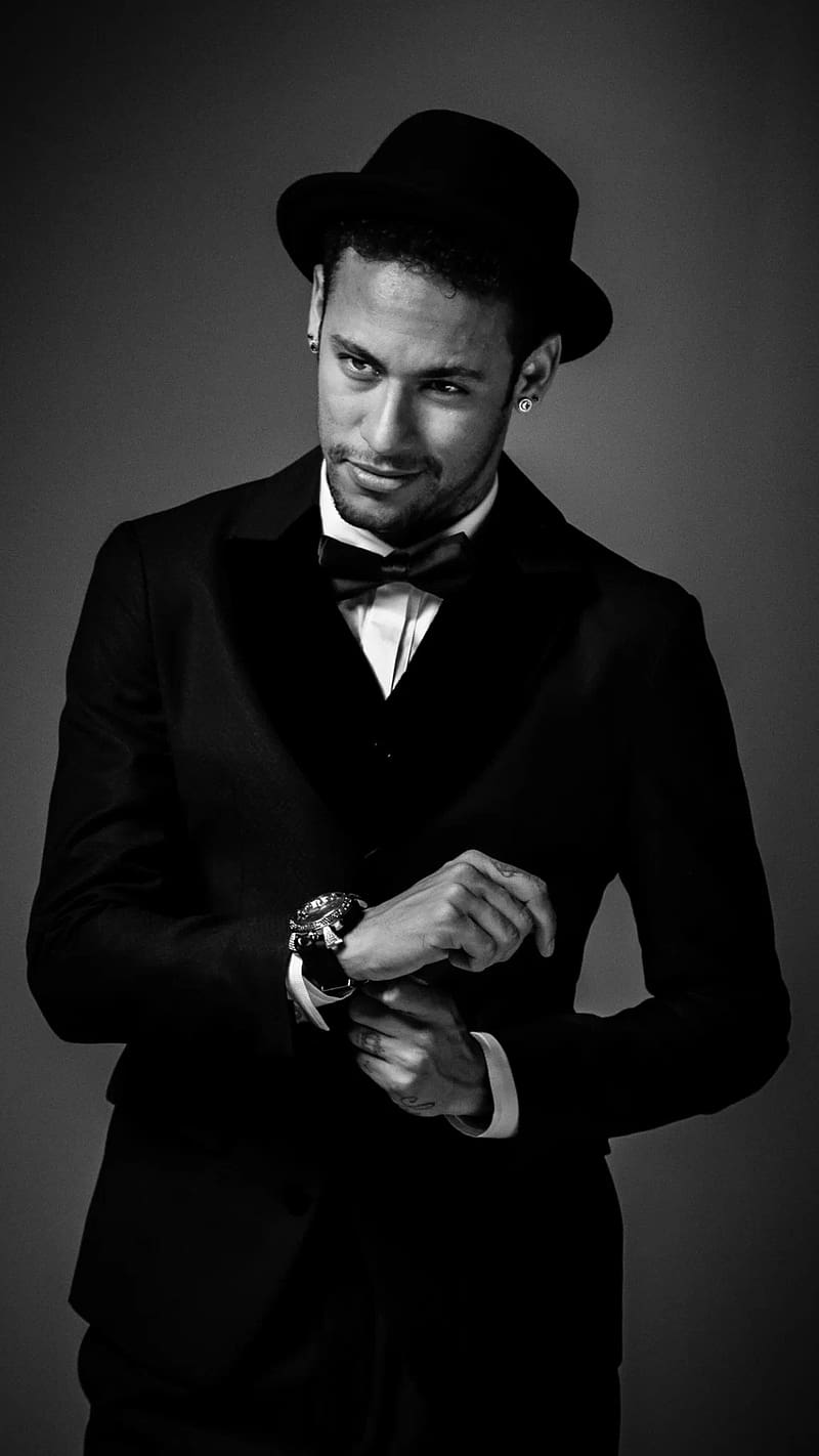 Neymar Black Suit
