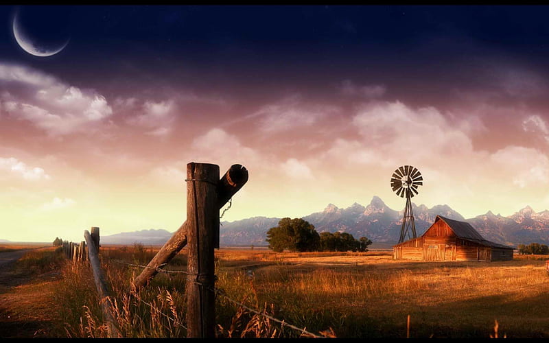 farmland-Nature Scenery, HD wallpaper