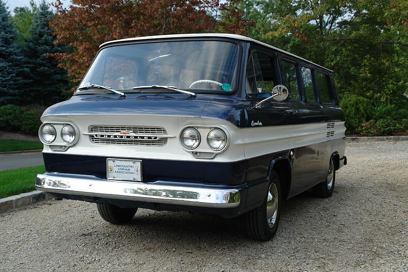 Chevrolet Corvair Greenbriar Van, greenbriar, van, chevy, corvair, 60s, 1960s, antique, automobile, chevrolet, car, classic, HD wallpaper