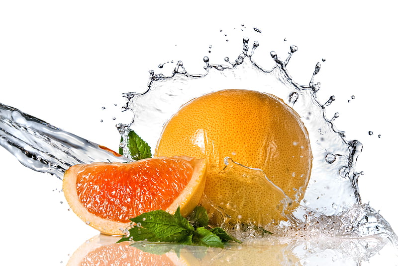Fruits, Orange, Splash, Water, orange (Fruit), HD wallpaper