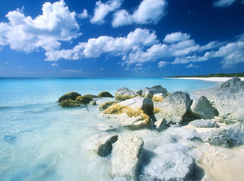 Long Island Bahamas, beach, nature, landscape, HD wallpaper Long Island Bahamas, beach, nature, landscape, HD wallpaper