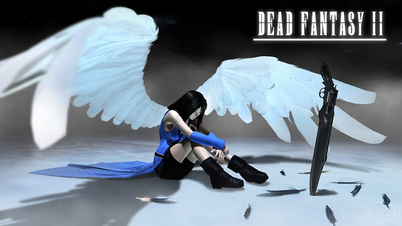 Dead Fantasy, wings, rinoa, HD wallpaper