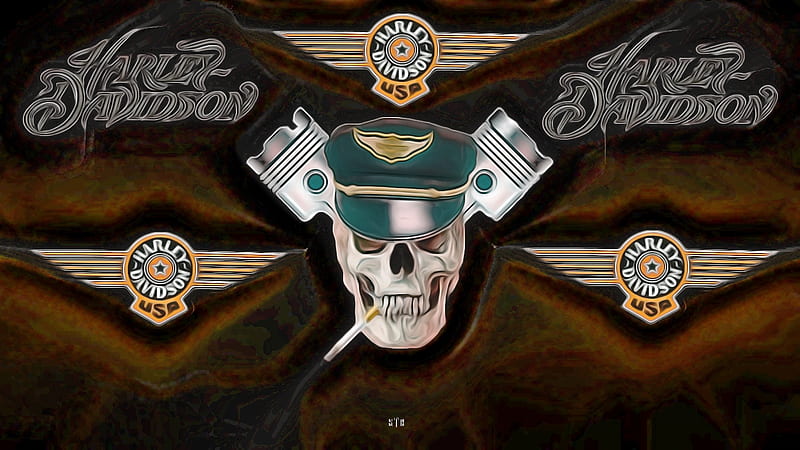 Harley piston head with a cigarette, Harley Davidson , Harley Davidson Motor Cycle , Harley Davidson, Harley Davidson Motor Cycles, Harley Davidson Background, Harley Davidson Logo, Harley Davidson Emblem, HD wallpaper