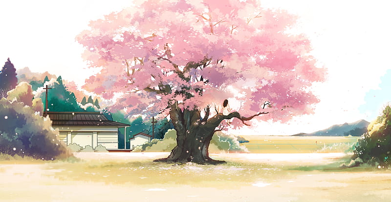HD wallpaper: Anime, Original, Tree | Wallpaper Flare