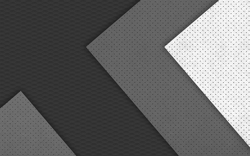 material design, gray and white, geometry, circles, geometric shapes, lollipop, lines, creative, strips, gray backgrounds, HD wallpaper
